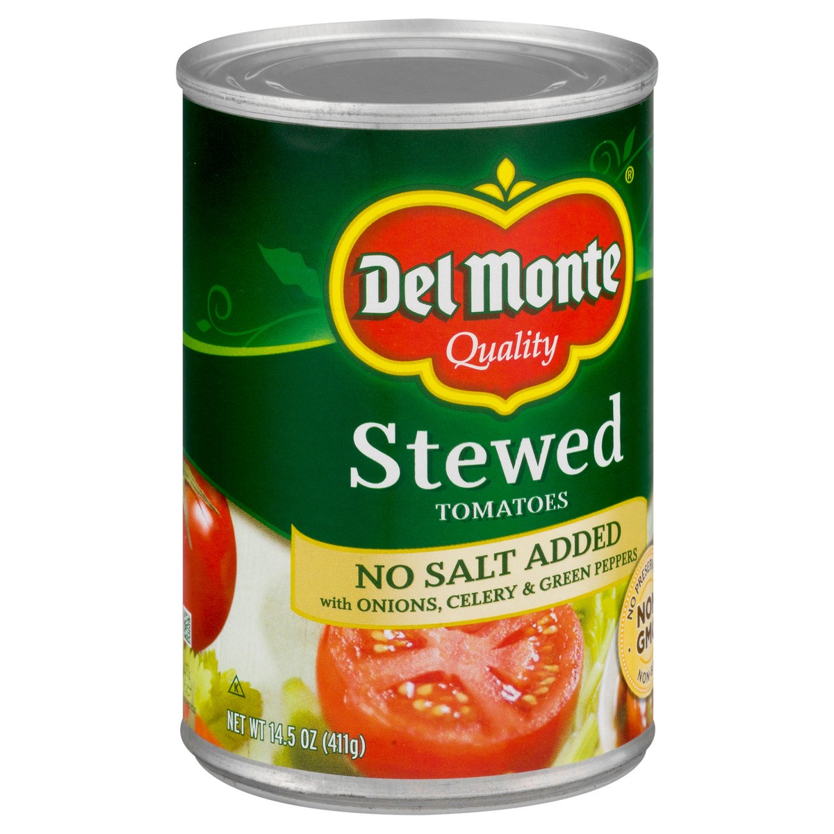 slide 3 of 12, Del Monte No Salt Added Stewed Tomatoes 14.5 oz, 14.5 oz