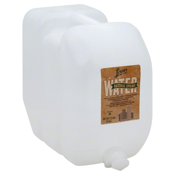 slide 1 of 1, Lowes Foods Spring Water 2.5 Gallon - 320 oz, 320 oz