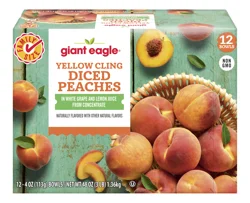 Giant Eagle Peaches 12 Ct Family Size