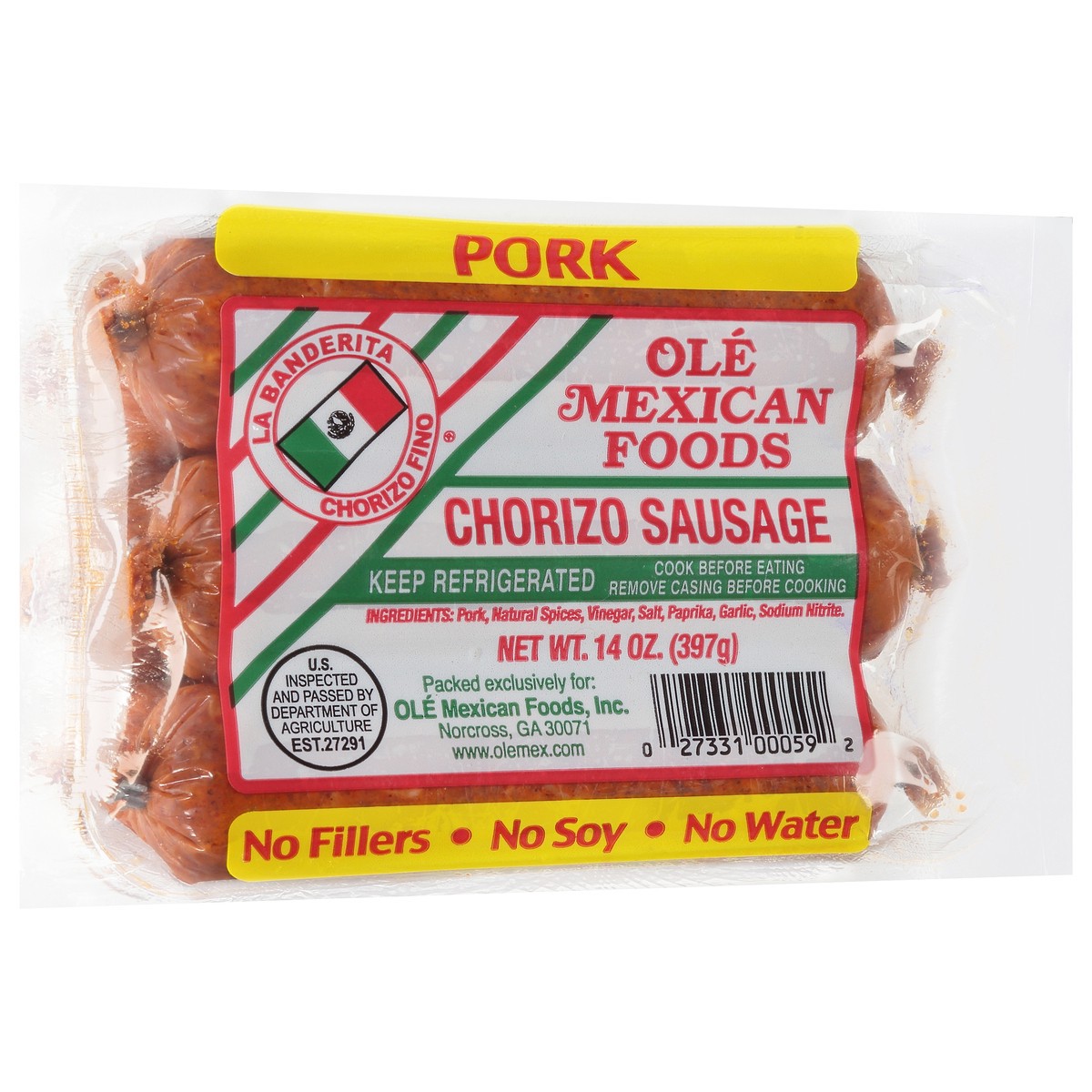 slide 6 of 13, Olé Mexican Foods Pork Chorizo Sausage 14 oz, 14 oz