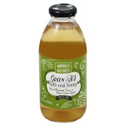 Market District Green Tea With Real Honey - 16 oz
