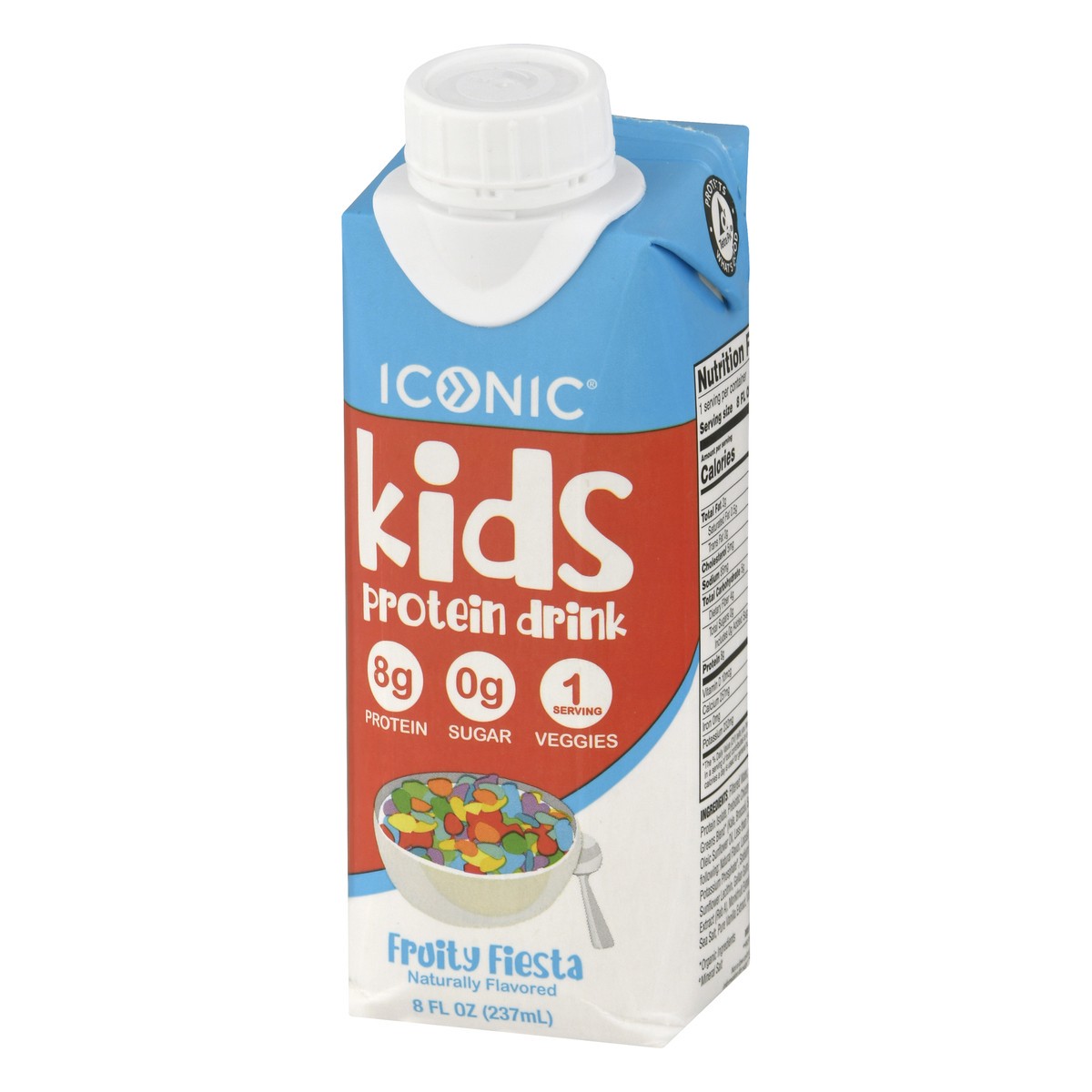 slide 2 of 10, ICONIC Kids Fruity Fiesta Protein Drink 8 oz, 8 oz
