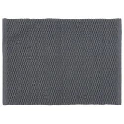 Room & Retreat Cotton Low Loop Bath Rug Dk Gray 17" x 24"
