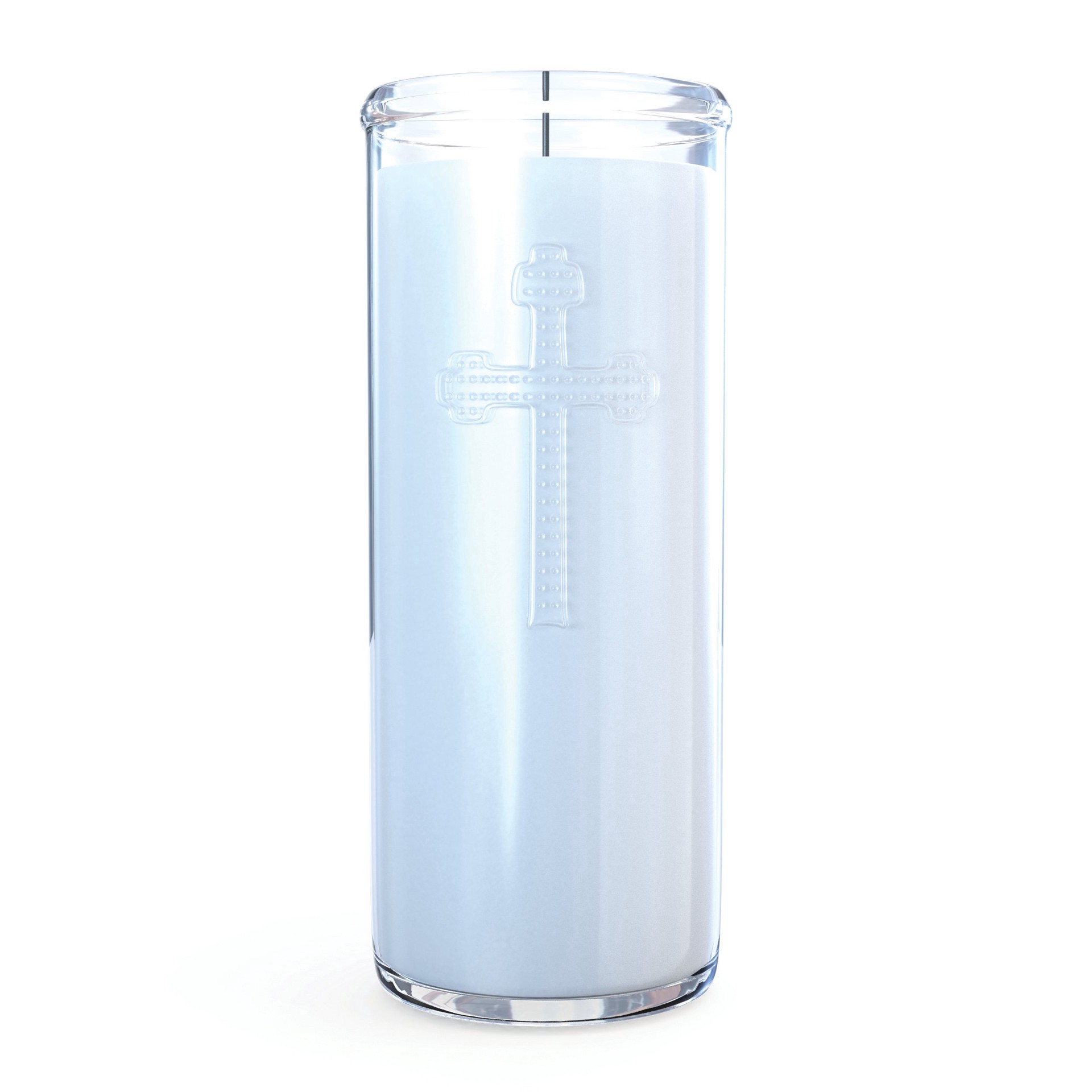 slide 1 of 1, House of Velas Altagraciano Candle - White Wax, 15.8 oz