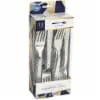 Kroger Elevated Elegance Heavyweight Plastic Hammered Forks - Silver