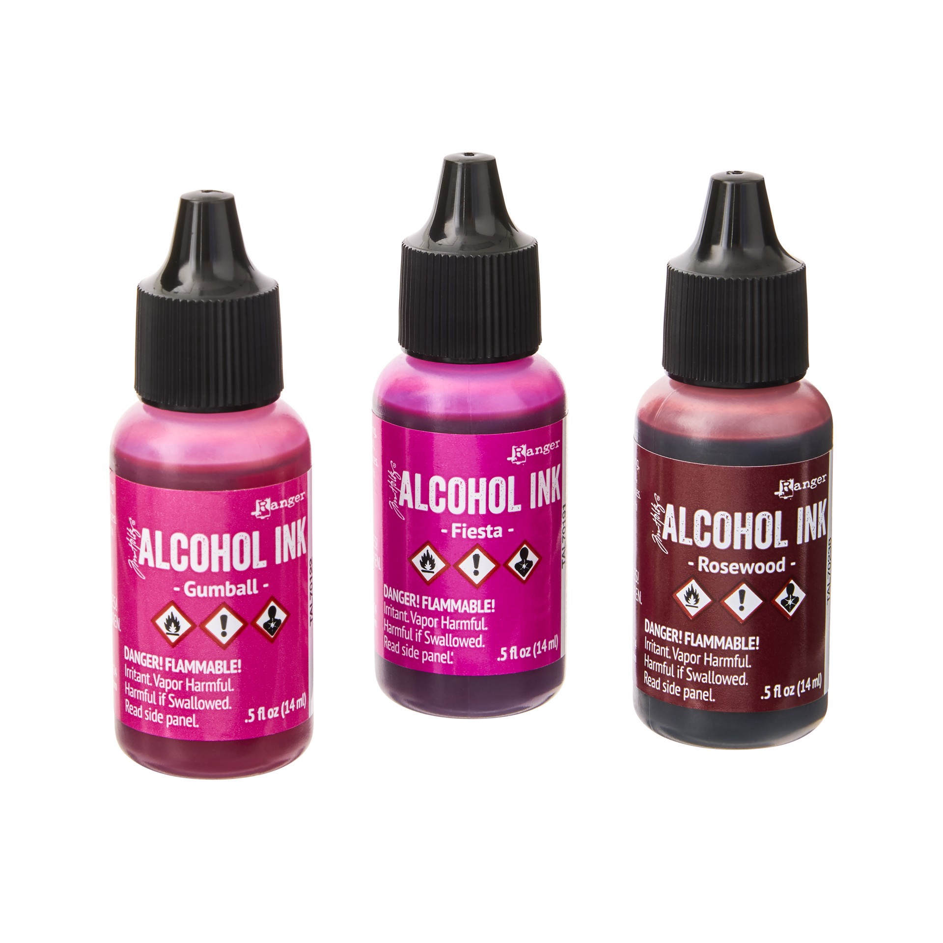 slide 3 of 4, Tim Holtz Pink & Red Spectrum Alcohol Inks, 3ct., 3 ct