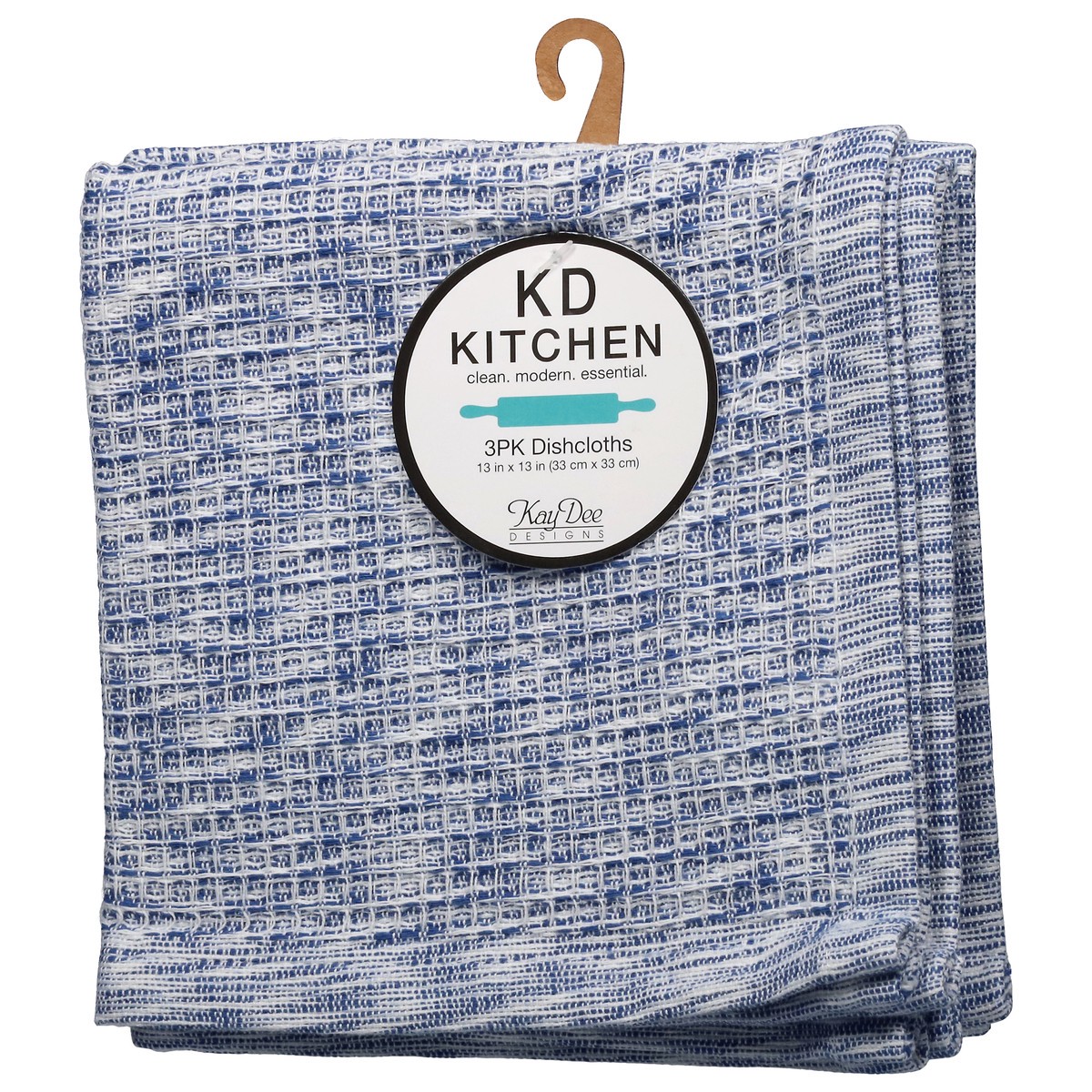 slide 7 of 12, Kay Dee Dishcloth True Blue, 3 ct