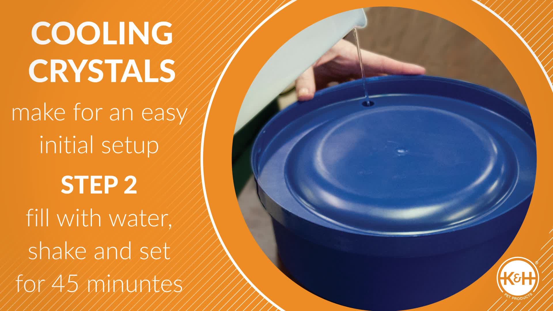 slide 6 of 7, K & H K&H Pet Products Coolin' Pet Bowl Blue 96 Ounces, 1 ct