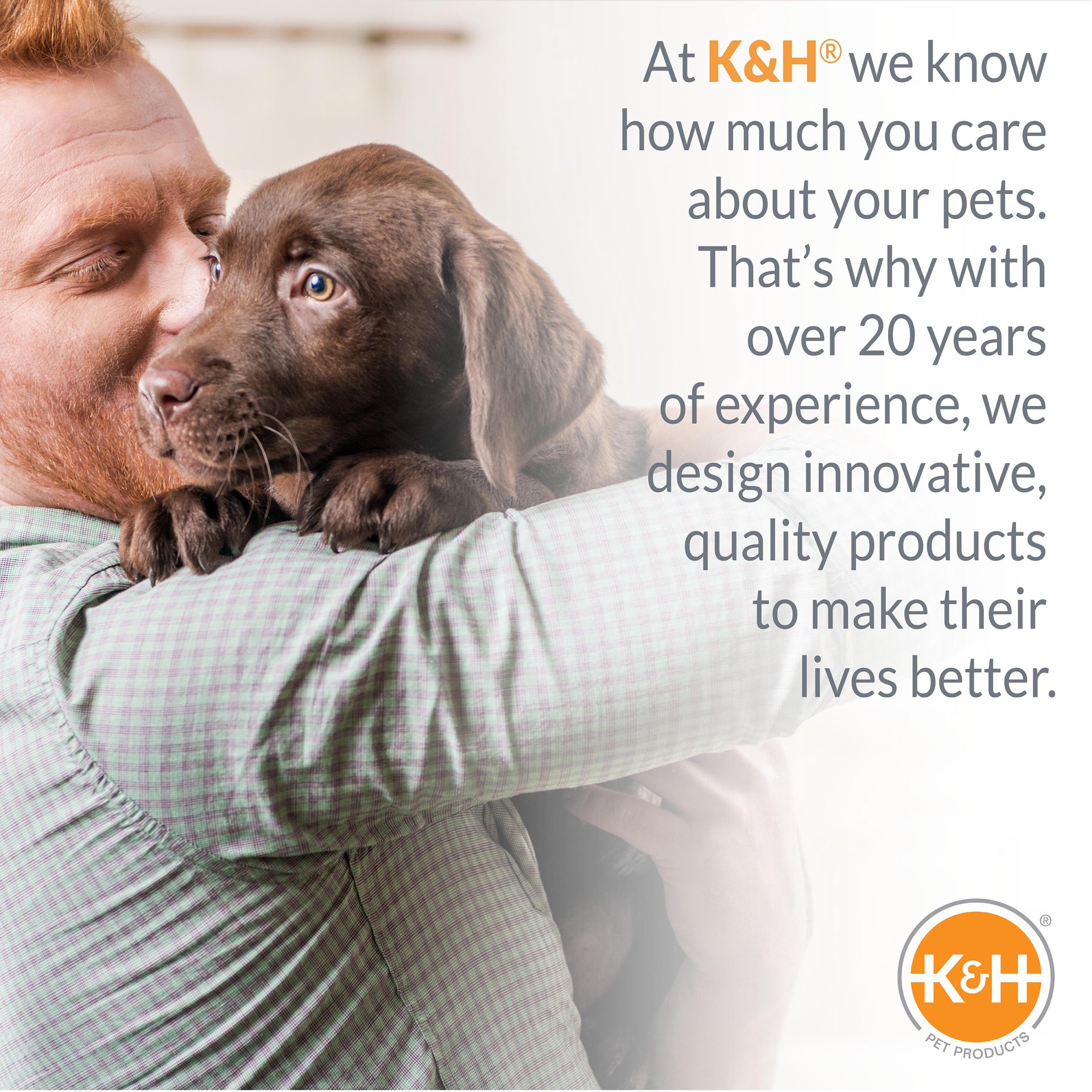 slide 2 of 7, K & H K&H Pet Products Coolin' Pet Bowl Blue 96 Ounces, 1 ct