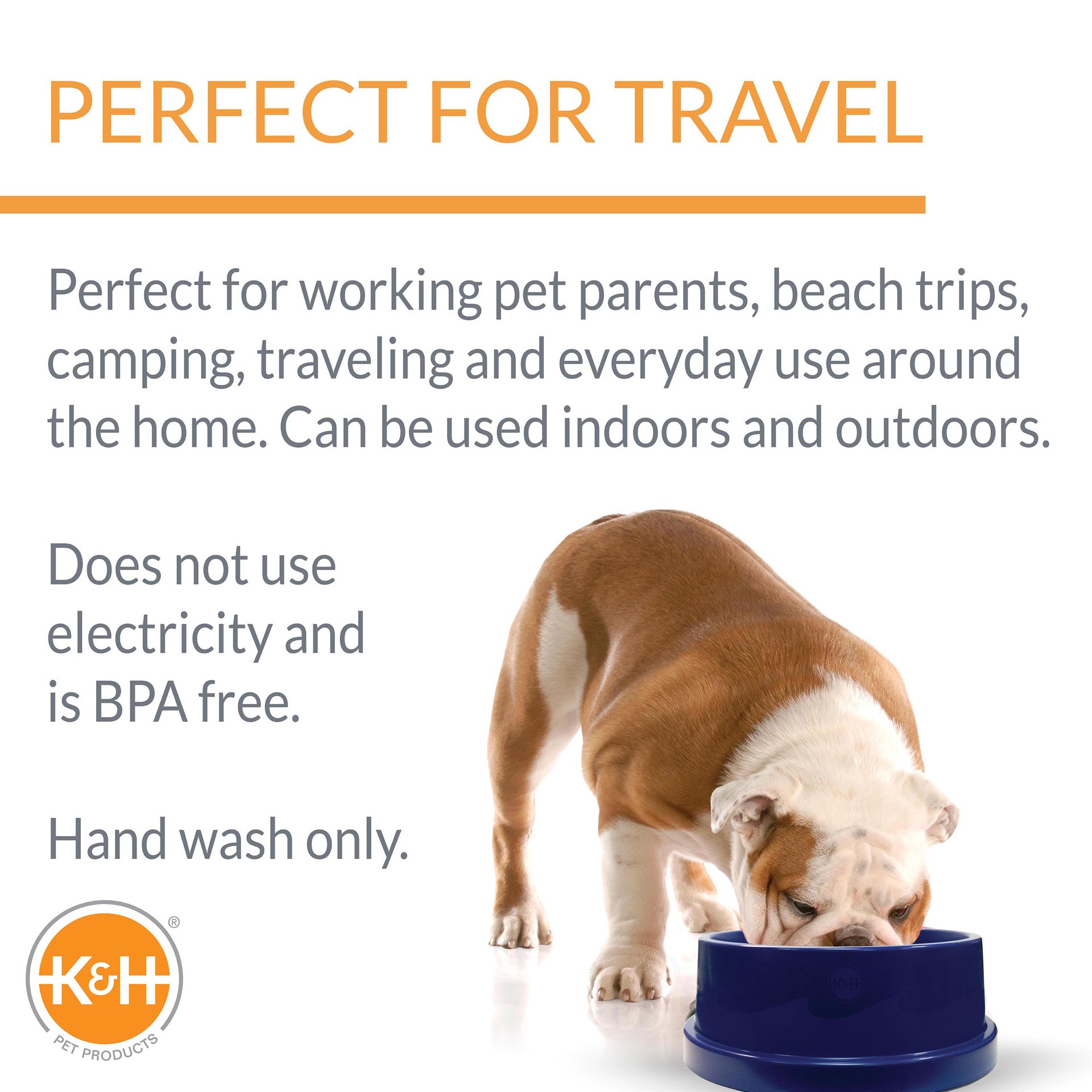 slide 7 of 7, K & H K&H Pet Products Coolin' Pet Bowl Blue 96 Ounces, 1 ct