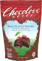 Chocolove Very Cherry Dark Chocolate Hearts