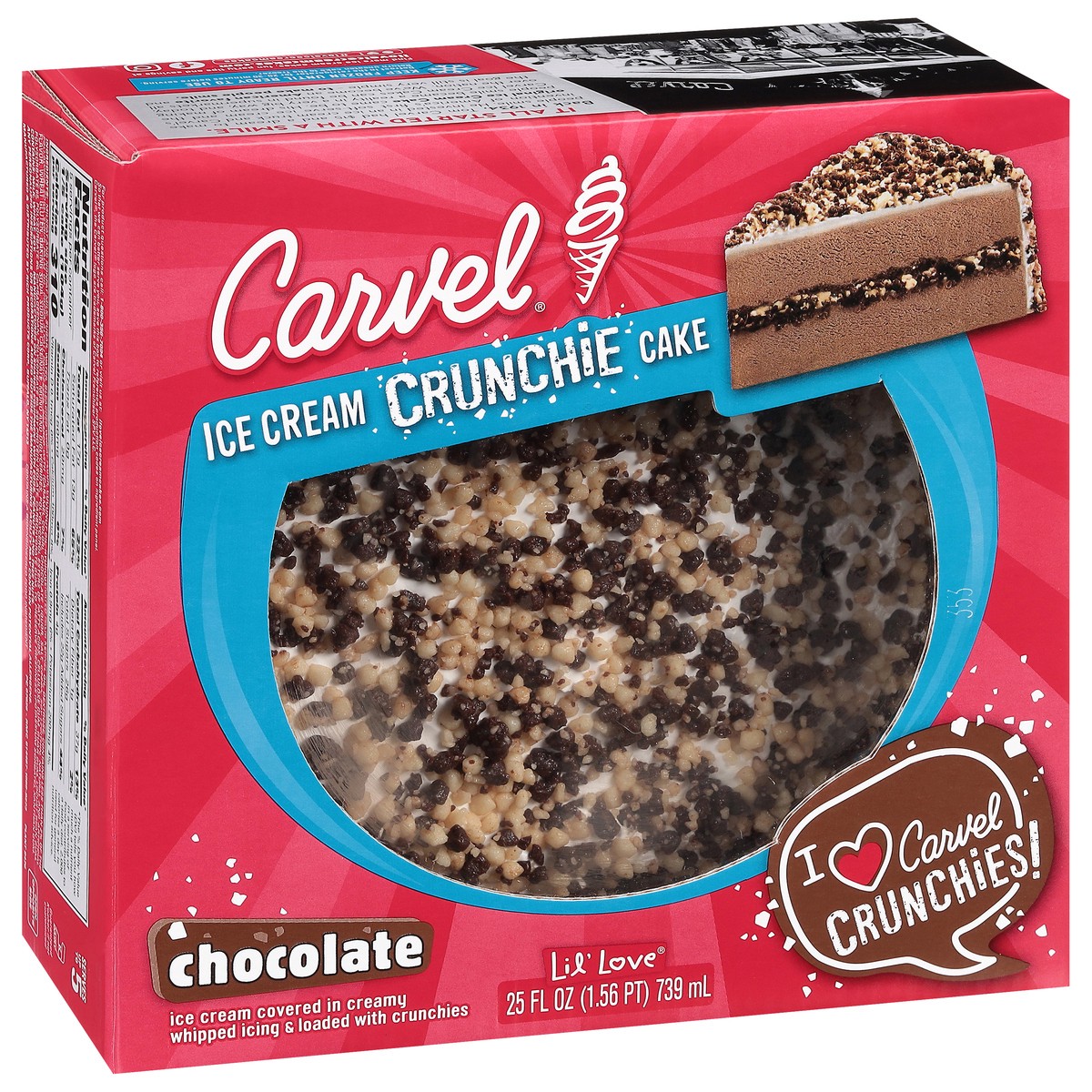 slide 6 of 9, Carvel Crunchie Chocolate Ice Cream Cake 25 fl oz, 25 fl oz