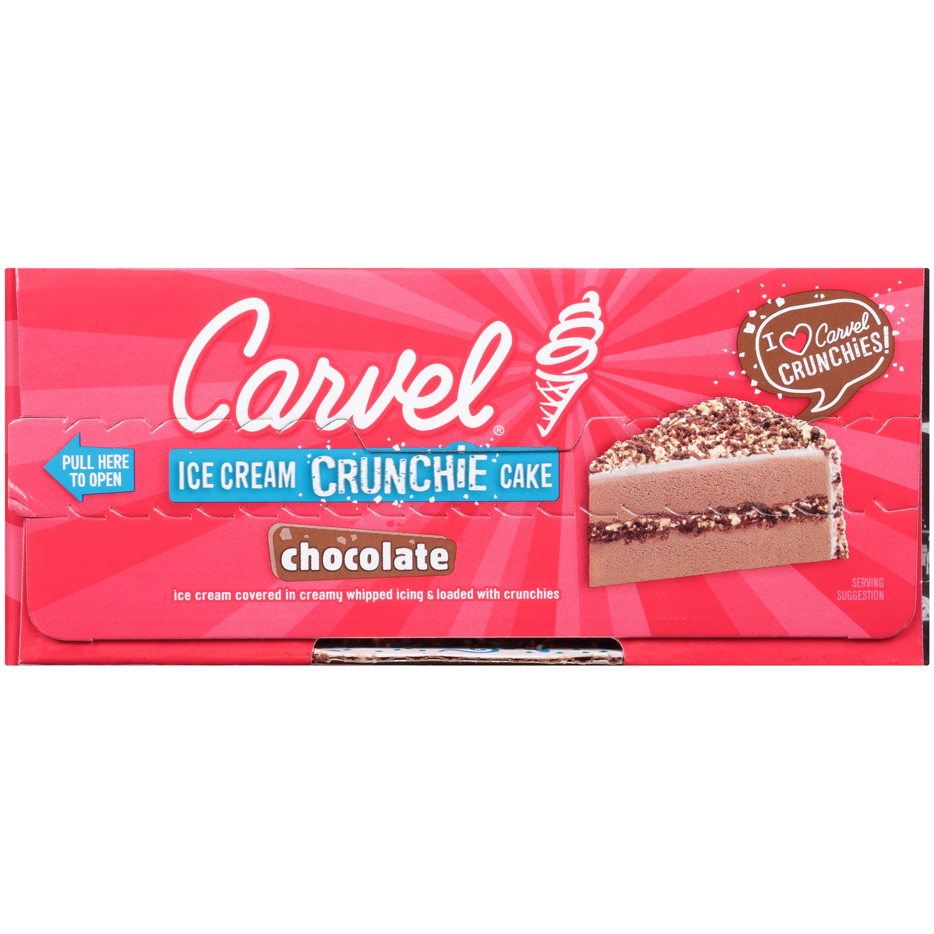 Carvel Lil' Love Chocolate Ice Cream Crunchie Cake 25 fl oz Shipt