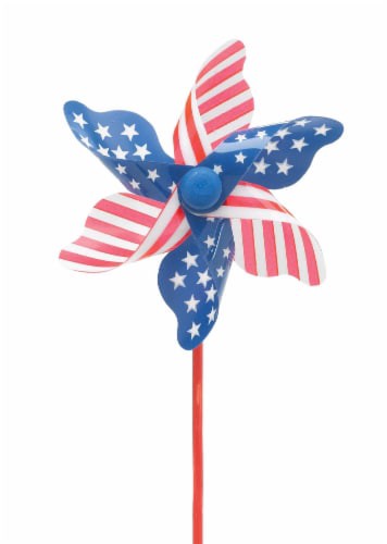 slide 1 of 1, burton + BURTON® Patriotic 11.5in Pinwheel Picks, 1 ea, 1 ct