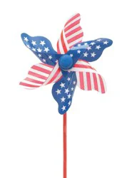 burton + BURTON® Patriotic 11.5in Pinwheel Picks, 1 ea
