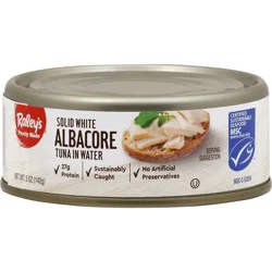 Raley's Purely Made Solid White Albacore Tuna In Water 5 oz