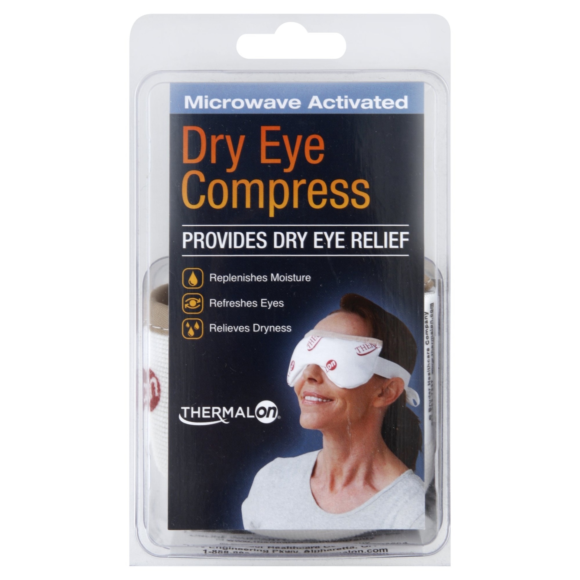 slide 1 of 1, ThermalOn Dry Eye Moist Heat Compress, 1 ct