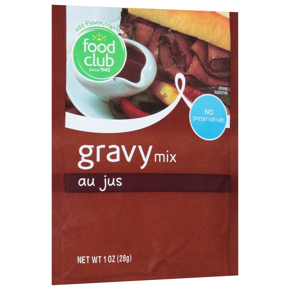 slide 5 of 9, Food Club Au Jus Gravy Mix 1 oz, 1 oz