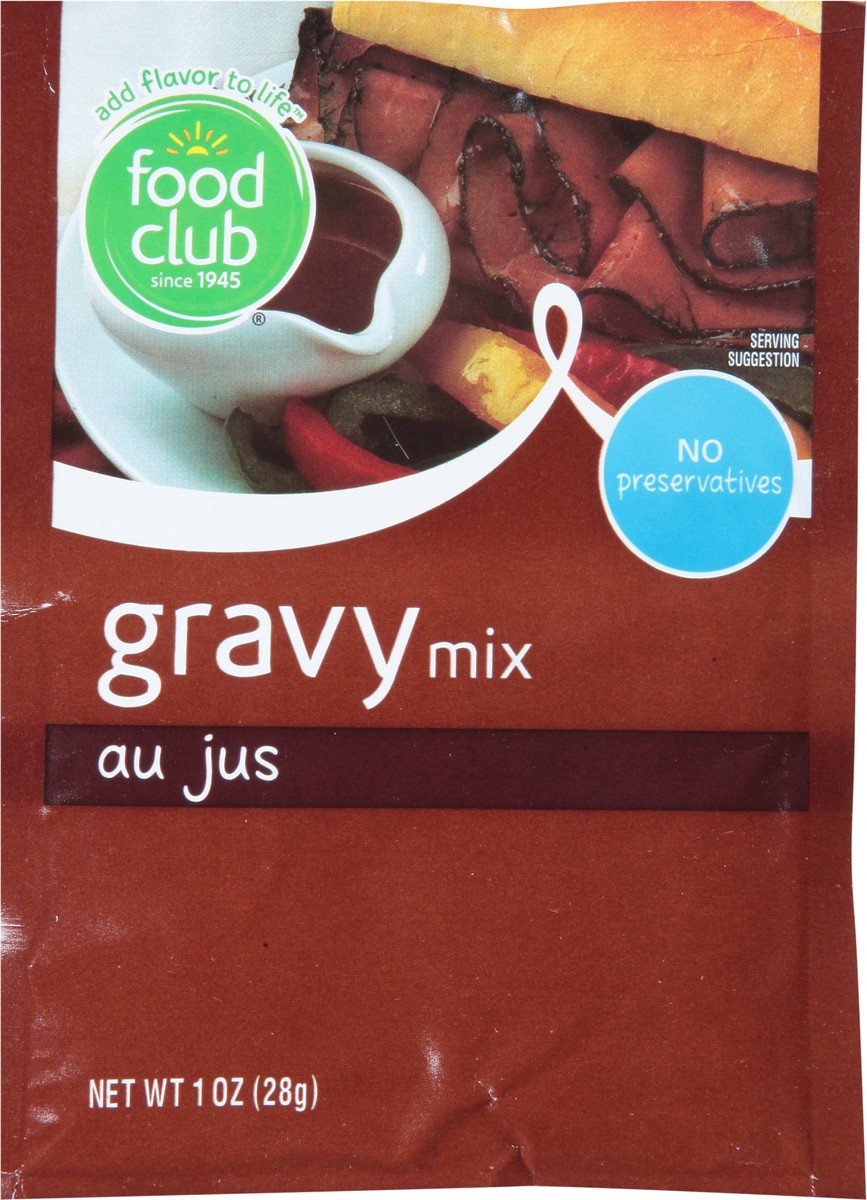 slide 3 of 9, Food Club Au Jus Gravy Mix 1 oz, 1 oz