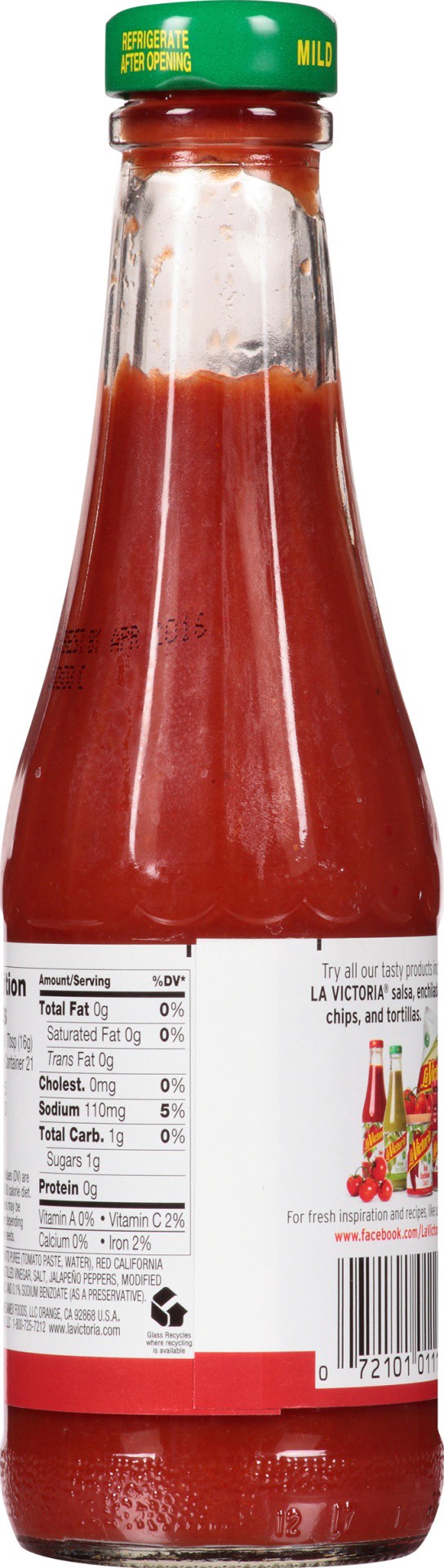 slide 2 of 6, La Victoria Taco Sauce 12 oz, 12 oz