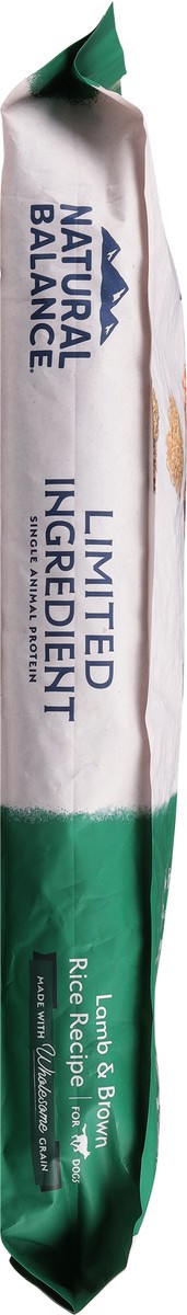 slide 8 of 14, Natural Balance Limited Ingredient Adult Lamb & Brown Rice Recipe Dog Food 24 lb, 24 lb