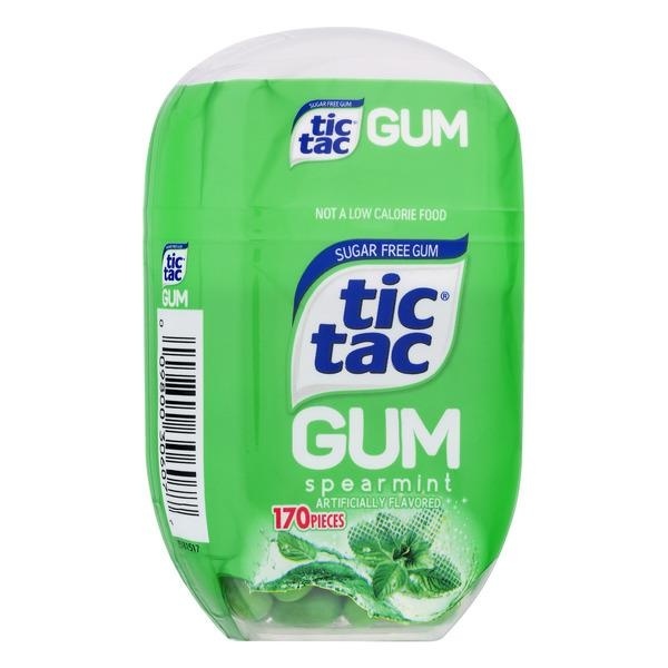 slide 1 of 6, Tic Tac Gum Bottle Spearment, 170 ct