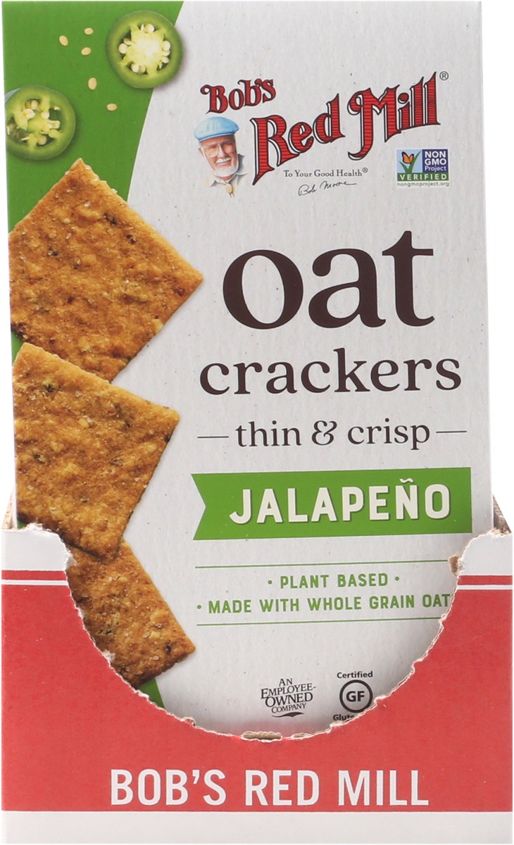 slide 7 of 8, Bob's Red Mill Jalapeno Oat Crackers 1 ea, 1 ct