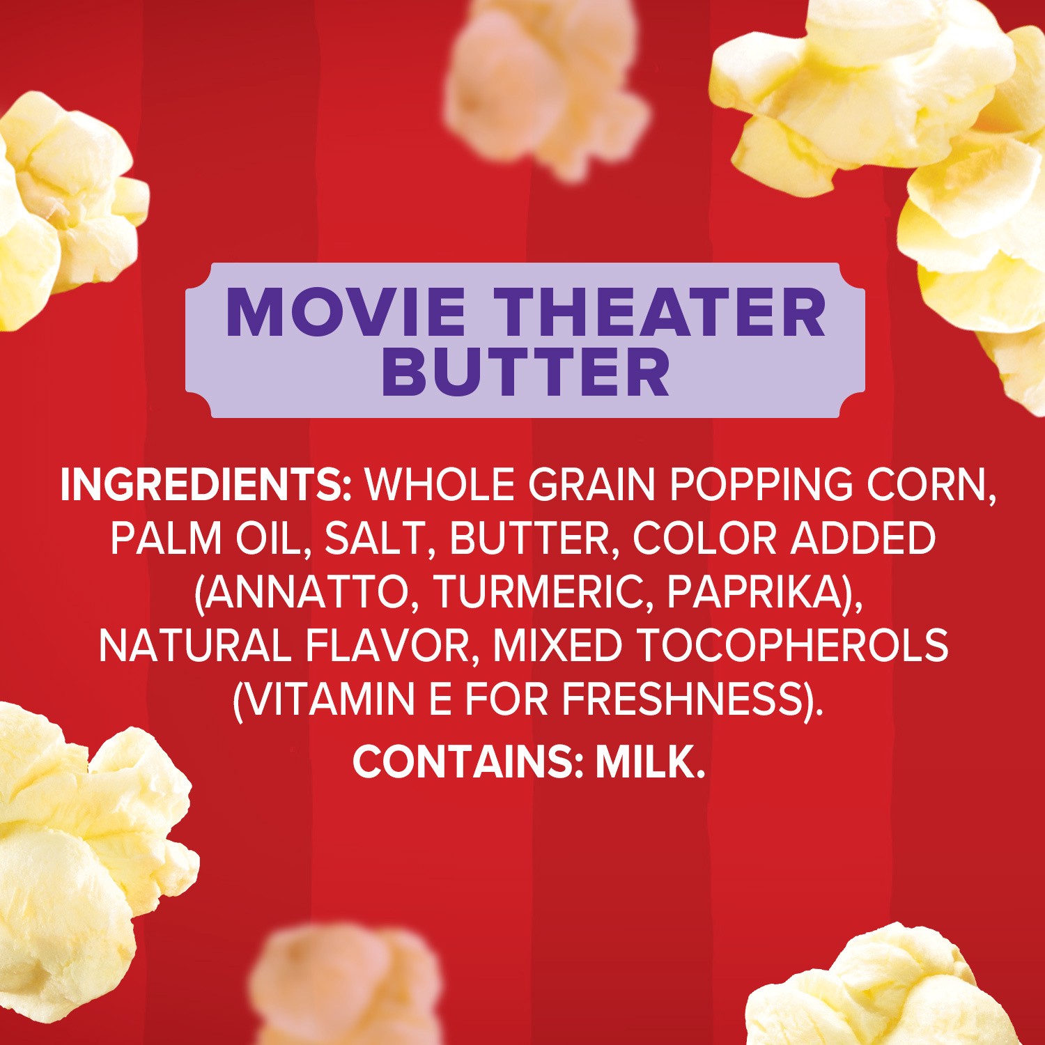 slide 2 of 5, Orville Redenbacher's Movie Theater Butter Microwave Popcorn, 1.5 oz. Single Serve Bag, 12 Count, 12 ct