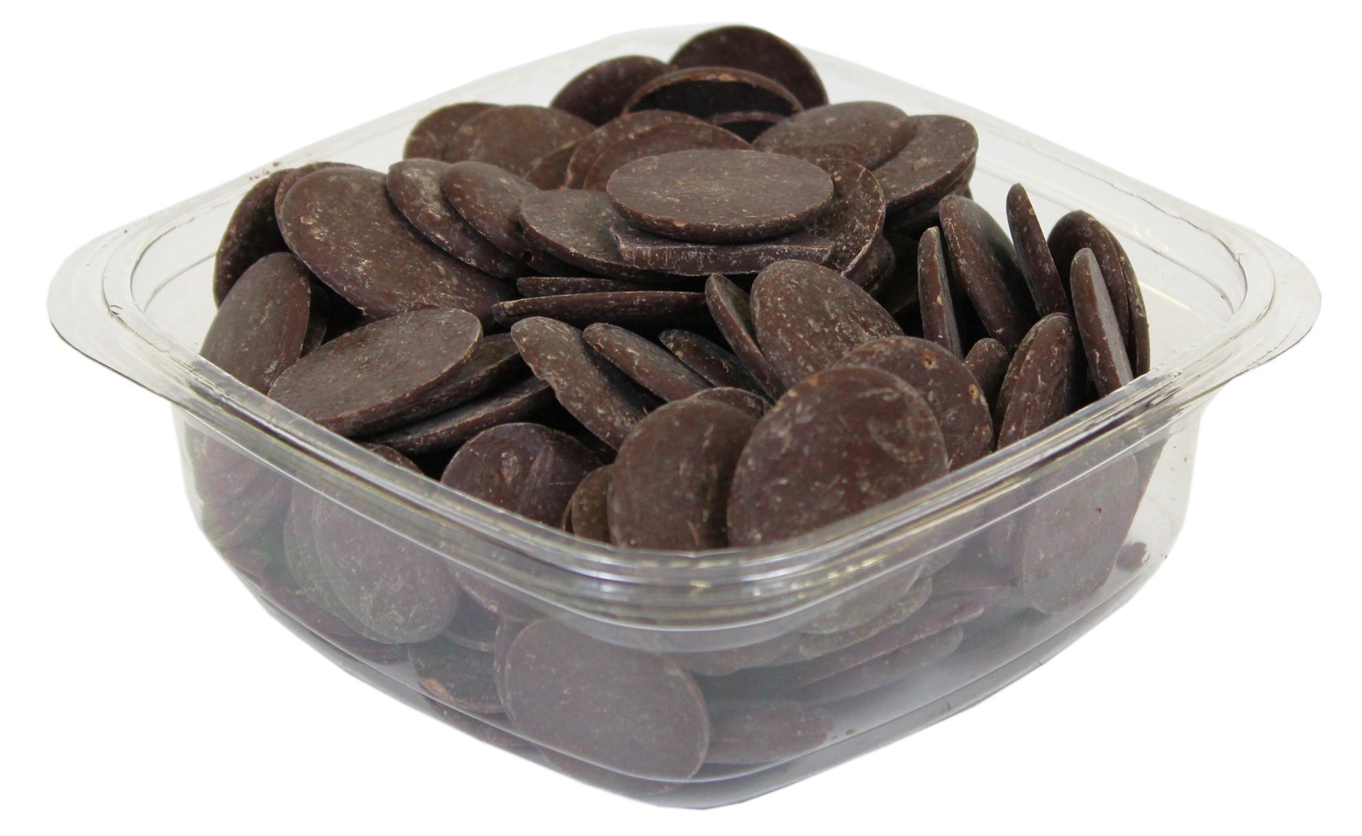 slide 1 of 1, Valrhona 55% Equatoriale Dark Chocolate Discs, per lb