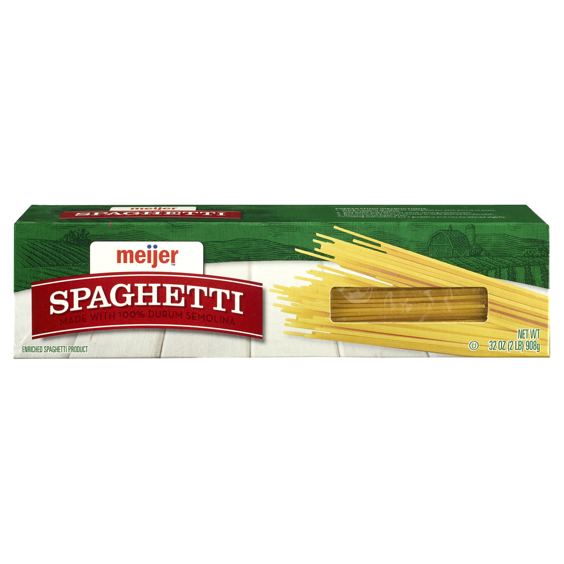 slide 1 of 3, Meijer Pasta Spaghetti, 32 oz