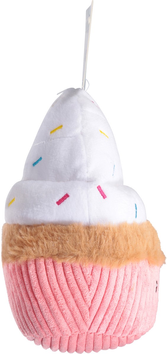 slide 4 of 9, Hugsmart Pet Dog Plush Toy Cupcake Single Pack Size 108g - EA, 1 ct