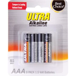 Best Choice Ultra Alkaline AAA Batteries