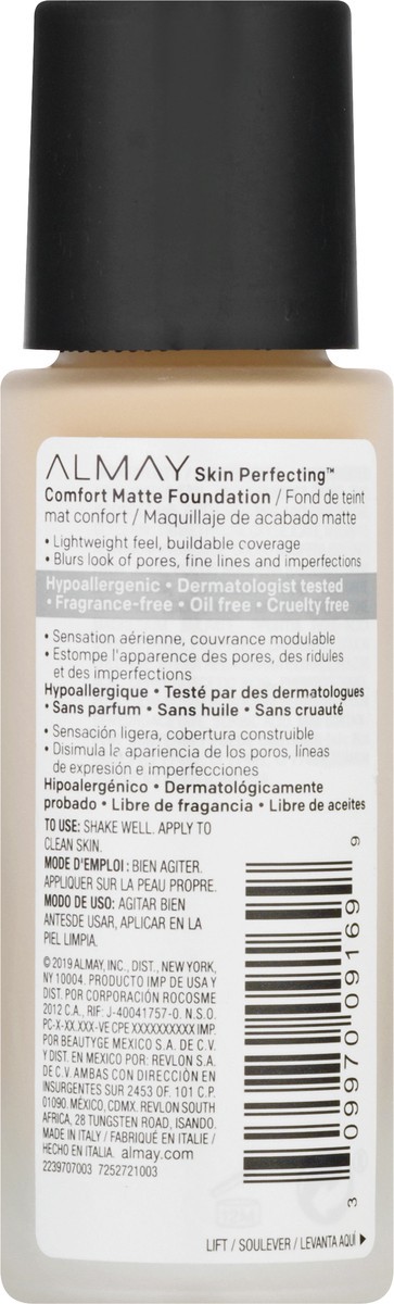 slide 4 of 12, Almay Skin Perfecting Comfort Matte Foundation, Cool Bisque, 1 oz