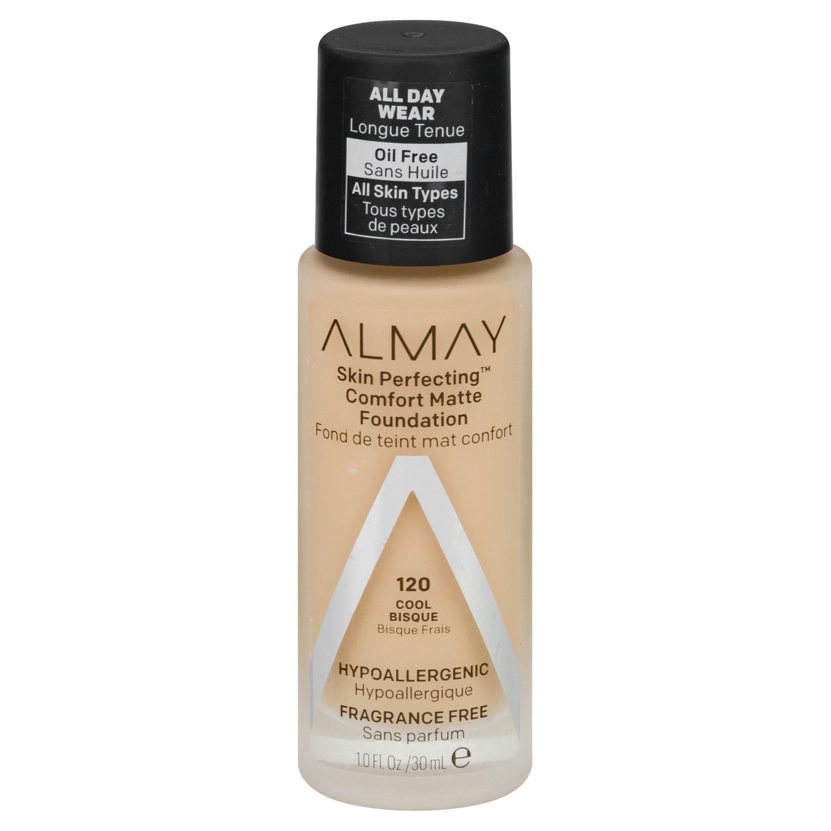 slide 1 of 12, Almay Skin Perfecting Comfort Matte Foundation, Cool Bisque, 1 oz