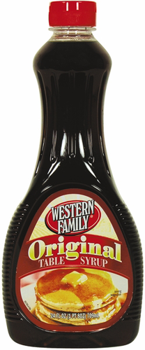 slide 1 of 1, Western Family Original Table Syrup, 24 oz