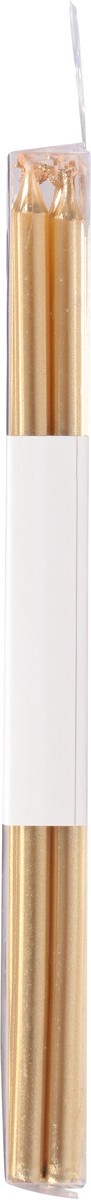 slide 11 of 11, Caspari Slim Gold Birthday Candles, 16 ct