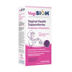 slide 1 of 1, VagiBiom Probiotics-Prebiotics Vaginal Health Suppositories 5 ea, 5 ct
