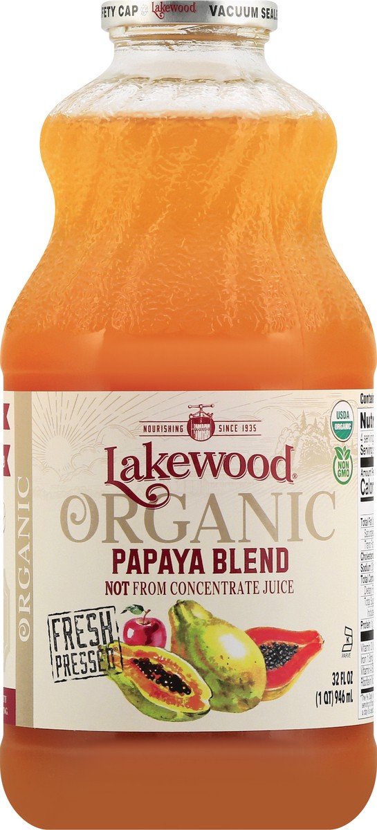 slide 11 of 13, Lakewood Organic Papaya Blend Juice 32 oz, 32 oz