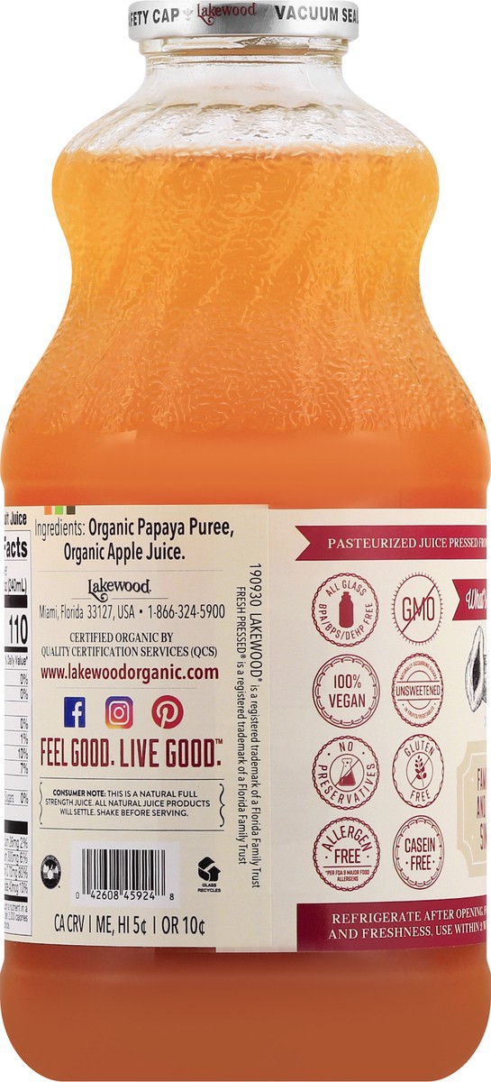 slide 3 of 13, Lakewood Organic Papaya Blend Juice 32 oz, 32 oz