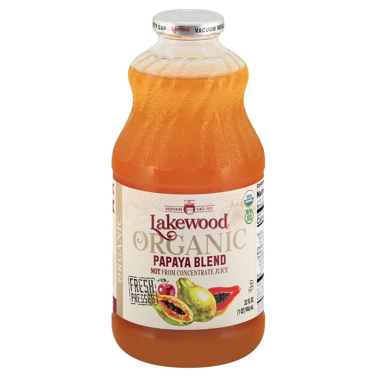 slide 11 of 13, Lakewood Organic Papaya Blend Juice 32 oz, 32 oz