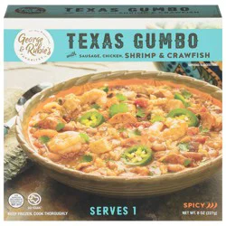 George & Rubie's Favorites Spicy Texas Gumbo with Sausage, Chicken, Shrimp & Crawfish 8 oz