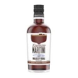 Heublein Espresso Martini 375ml - Premium Ready-To-Drink Coffee Vodka Cocktail, Crafted With Wheatley American Vodka