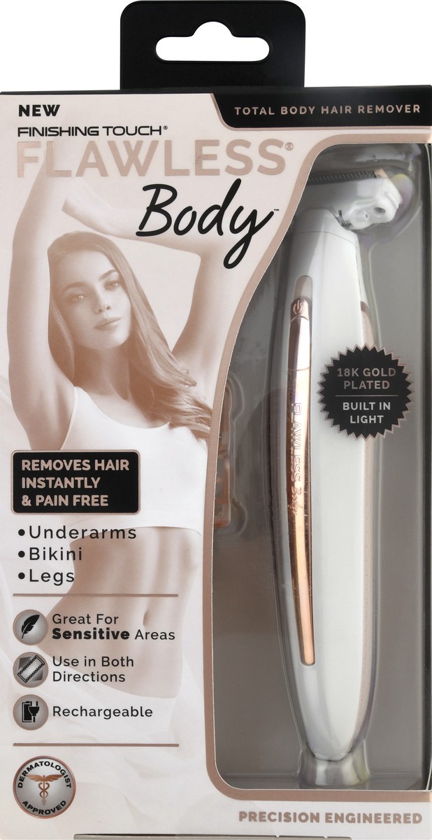 slide 7 of 10, Finishing Touch Flawless Body Total Body Hair Remover 1 ea, 1 ea