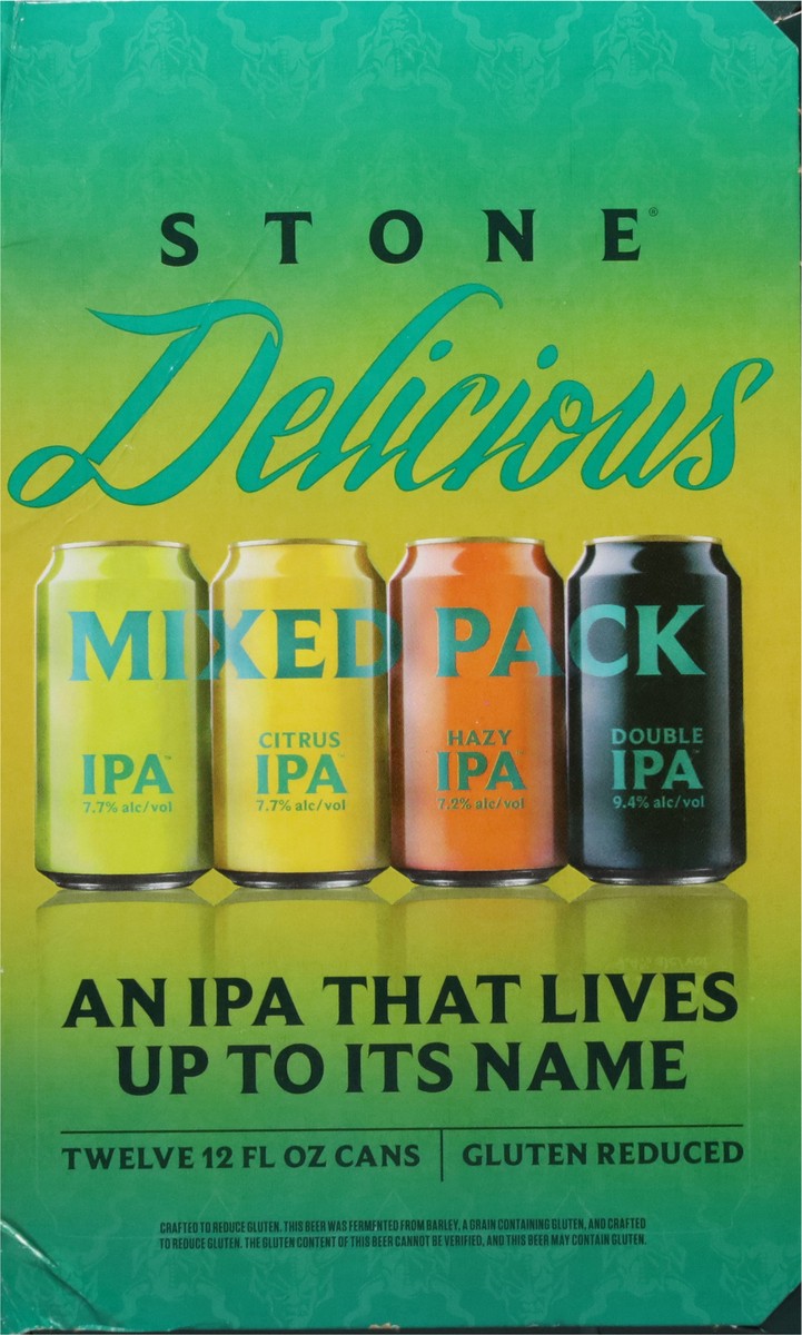 slide 5 of 11, Stone Delicious Mixed Pack 12oz 12pk Cans, 12 ct; 12 oz