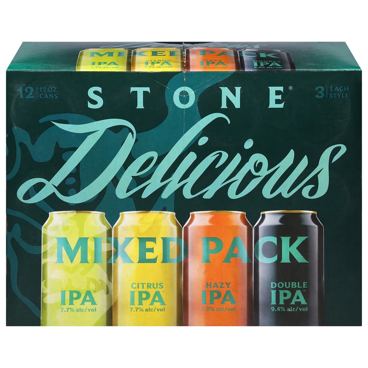 slide 6 of 11, Stone Delicious Mixed Pack 12oz 12pk Cans, 12 ct; 12 oz