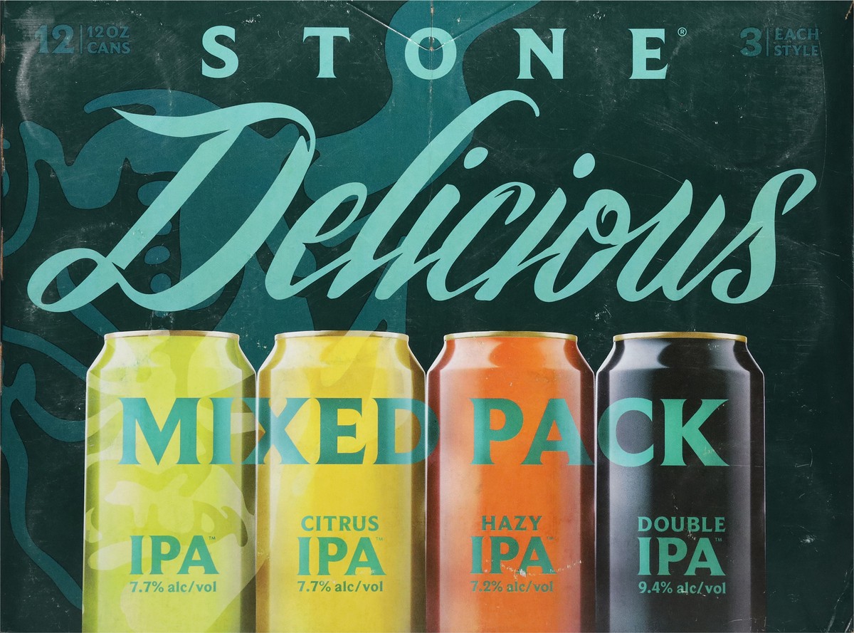 slide 9 of 11, Stone Delicious Mixed Pack 12oz 12pk Cans, 12 ct; 12 oz