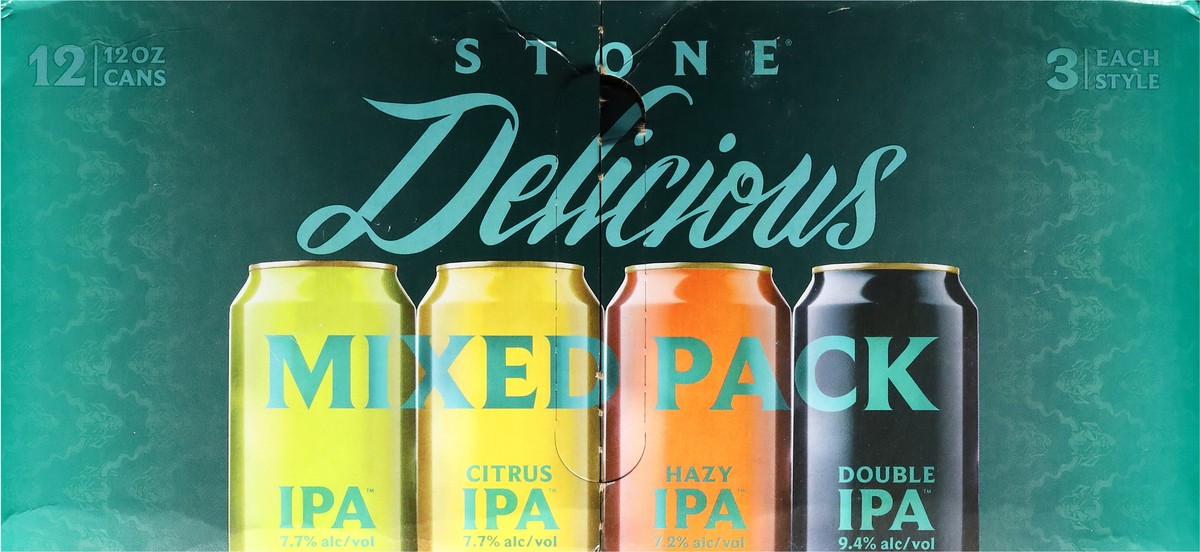 slide 3 of 11, Stone Delicious Mixed Pack 12oz 12pk Cans, 12 ct; 12 oz