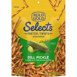 Rold Gold Selects Pretzels Twists Oven Baked Dill Pickle 16 Oz