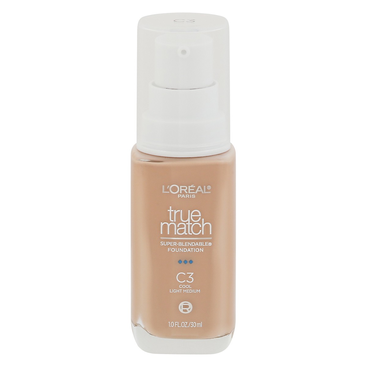 slide 1 of 3, L'Oréal True Match Cool Light Medium C3 Super-Blendable Foundation 1.0 fl oz, 1 fl oz
