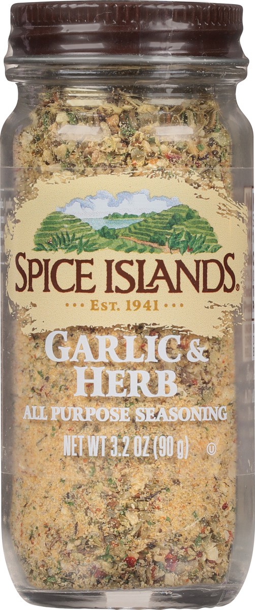slide 9 of 10, Spice Islands All Purpose Seasoning, Garlic & Herb, 3.2 oz